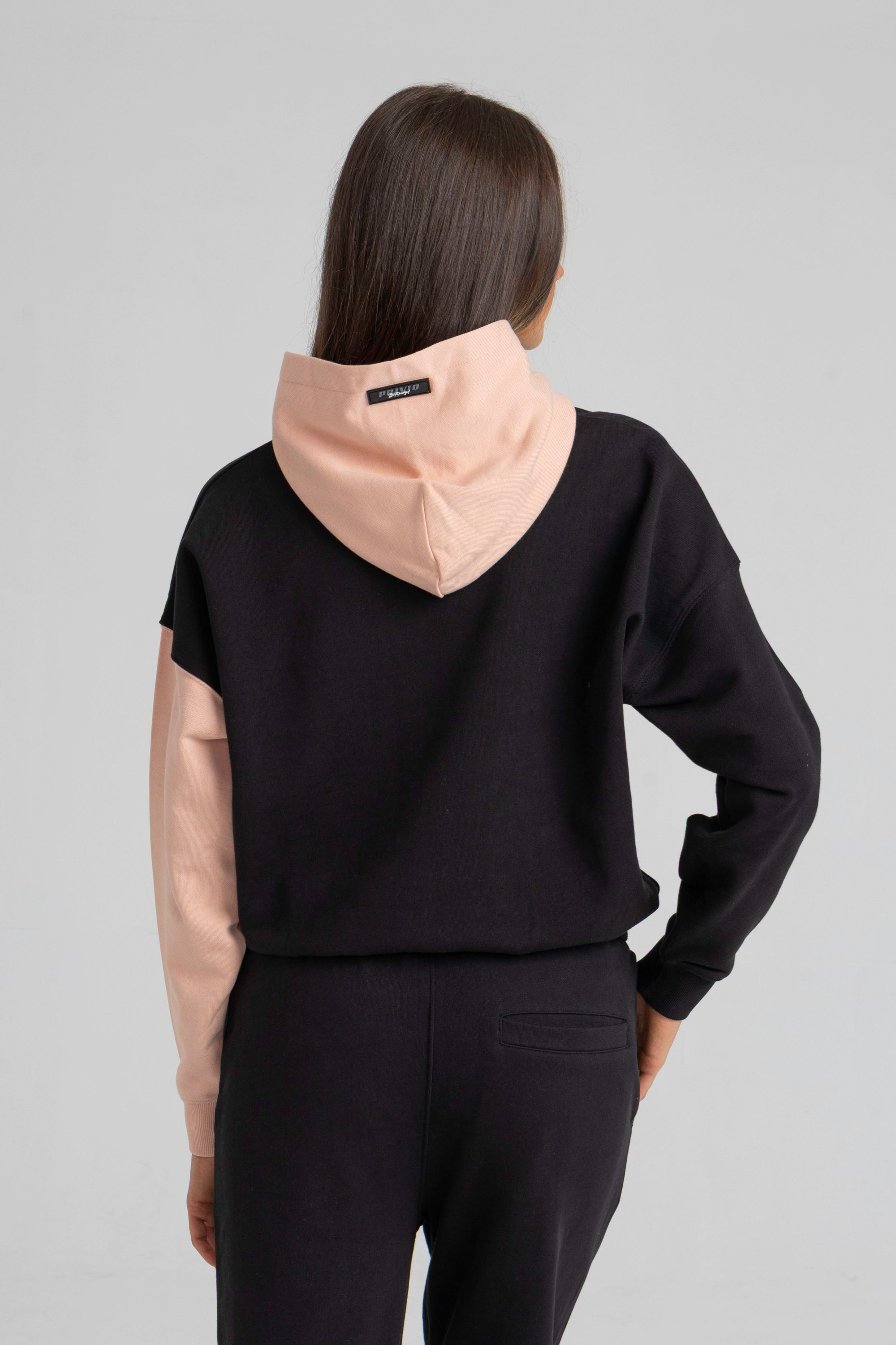 PRIVIO CONTRAST SLEEVE HOODY