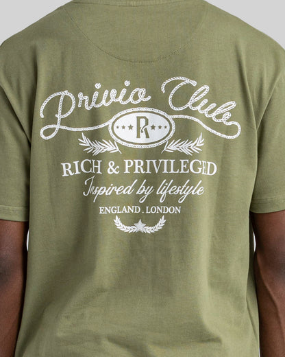 PRIVIO CLUB LIFE STYLE T SHIRT