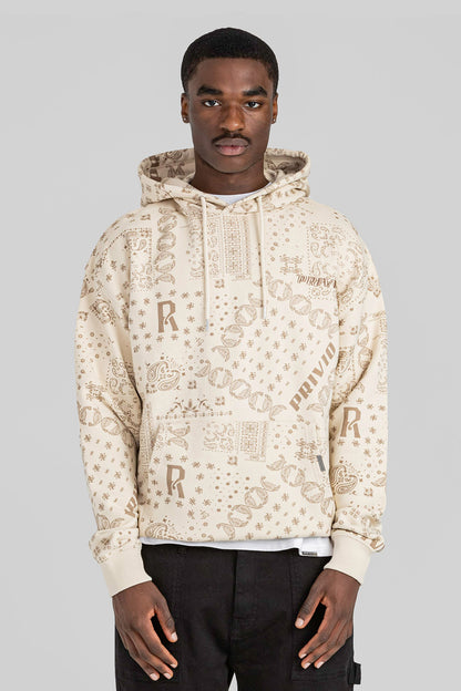 BANDANA PRINTED HOODIE