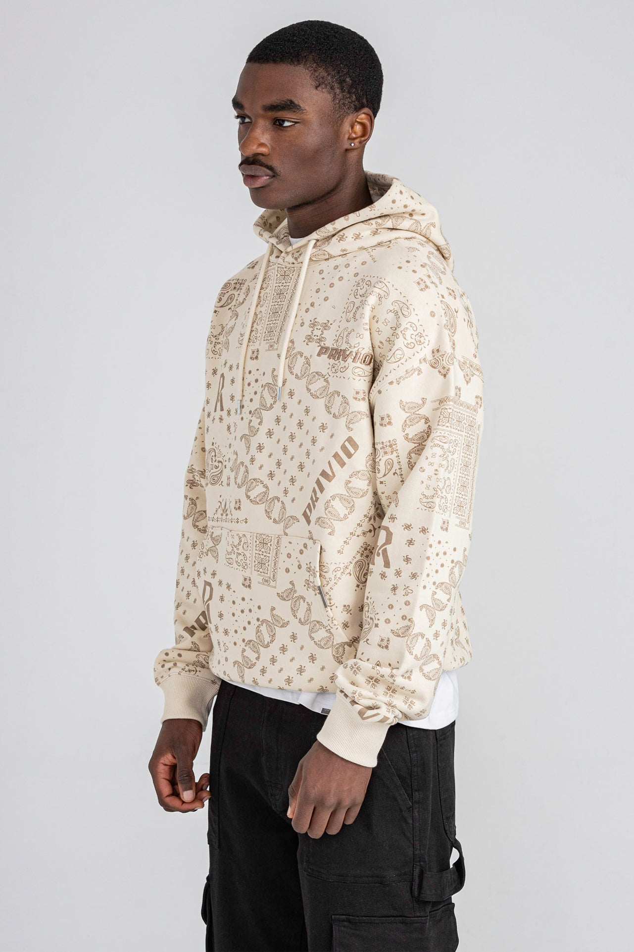 BANDANA PRINTED HOODIE