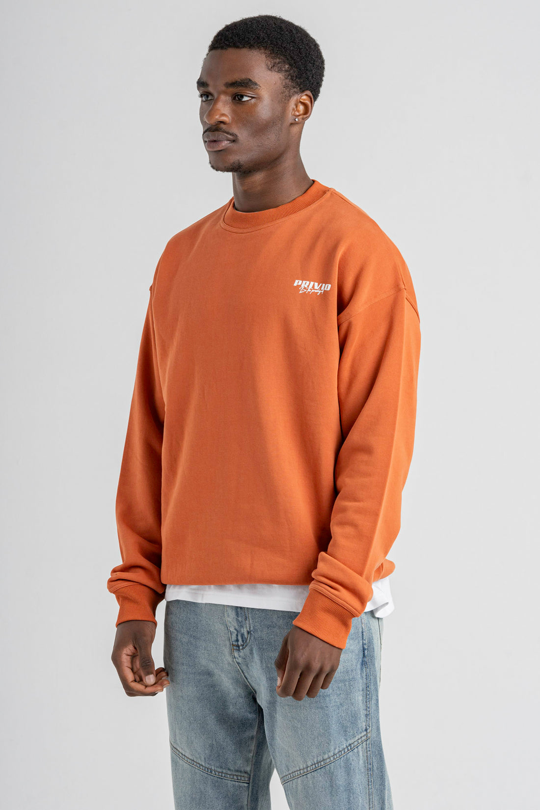 PRIVIO HEAVY LOGO SWEATSHIRT