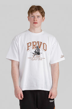 Relaxed Lightweight Graphic Cotton T-Shirt - White